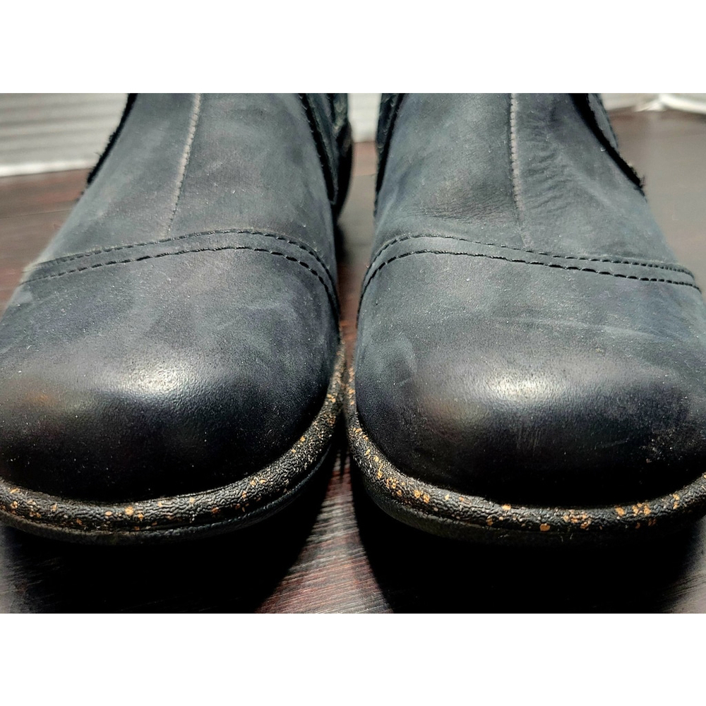Aetrex Womens Cammie Black Suede Bootie Size 10 - Picture 3 of 11